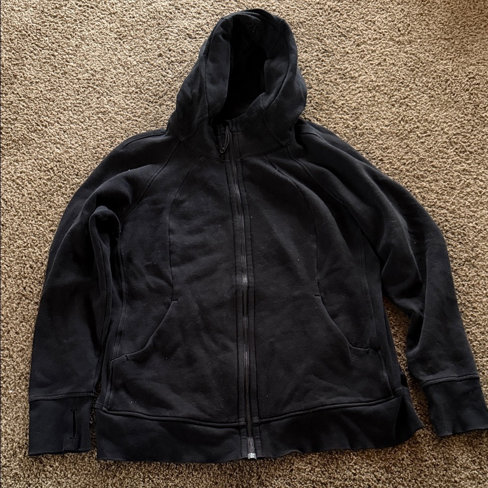 Lululemon Scuba full-zip hoodie - black - size 18
